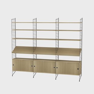 String String woonkamer eik & zwart - Combinatie G