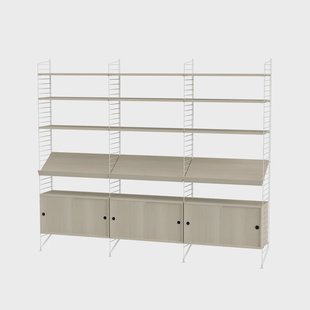 String String woonkamer essenhout & wit - Combinatie G