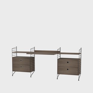 String String kantoor walnoot & zwart - Combinatie C