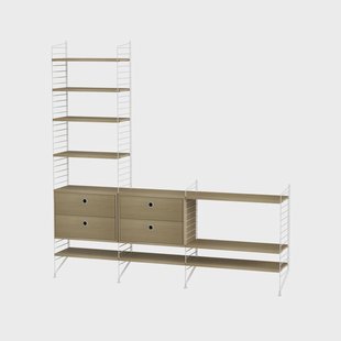 String String woonkamer eik & wit - Combinatie J