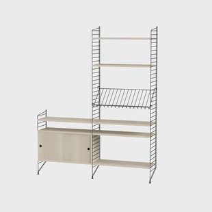 String String woonkamer essenhout & zwart - Combinatie K