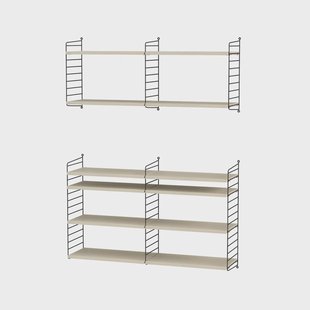 String String woonkamer essenhout & zwart - Combinatie N