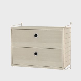 String String slaapkamer essenhout & beige - Combinatie A