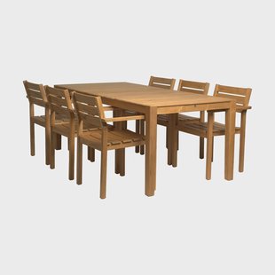 1898 Sköndal eetset met 6 stoelen teak