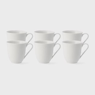 Rörstrand Swedish Grace mok 30 cl, 6-pack snow (wit) Swedish Grace mok 30 cl, 6-pack snow (wit)