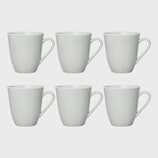 Rörstrand Swedish Grace beker groot 50 cl 6-pack Dimma (grijs) Swedish Grace beker groot 50 cl 6-pack Dimma (grijs)