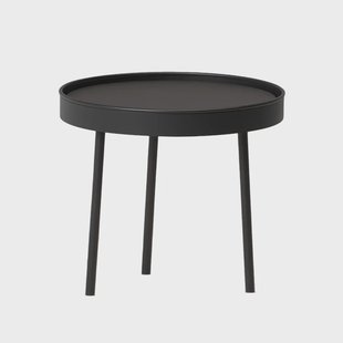 Northern Stilk salontafel zwart small Ø34 cm H:34 cm