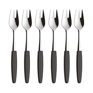 Skaugum of Norway Skaugum dessertlepel 6-pack Urban Black