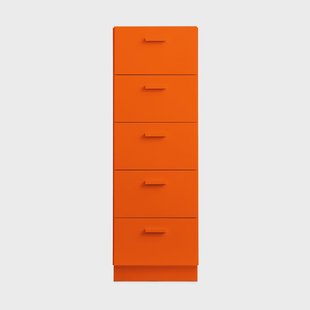 Relief Relief hoge kast met sokkel 41x115 cm oranje