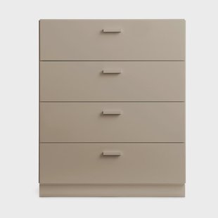 Relief Relief bureau breed met sokkel 82x92,2 cm beige