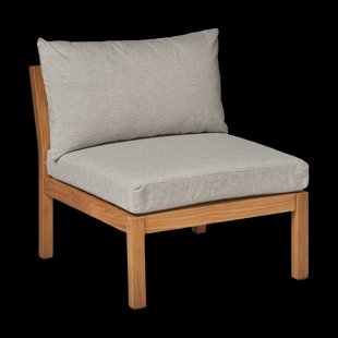 1898 Stockaryd bankmodule middenstuk teak/light grey