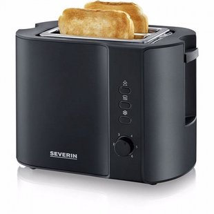 Severin broodrooster matzwart AT9552