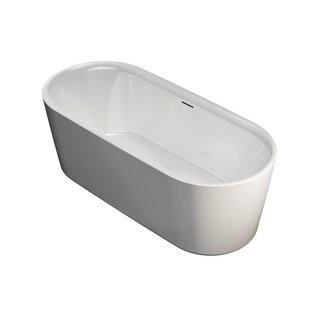 Bad Vrijstaand Riho Modesty 170x76 cm Acryl Hoogglans Wit