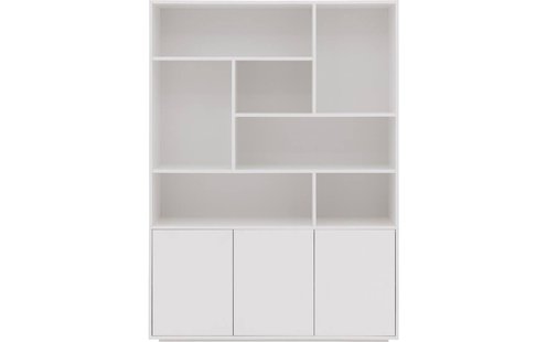 Goossens Basic Buffetkast Madrid, 3 dichte deuren 7 open vakken