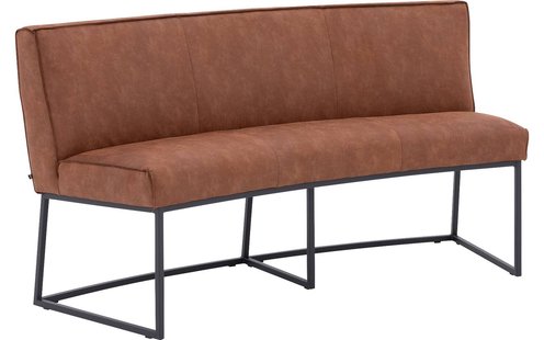 Goossens Excellent Eetkamerbank Tom, Ovaal 174 cm breed