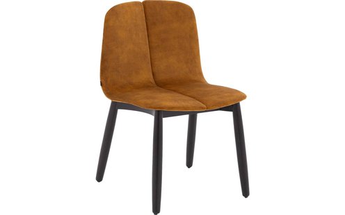 Goossens Tulip oranje stof leuning,