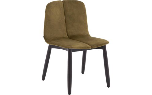 Goossens Tulip groen stof leuning,