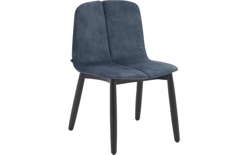 Goossens Tulip blauw stof leuning,