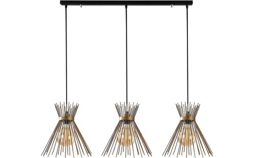 Goossens Lamp Kirpi, Hanglamp met 3 lichtpunten Goossens Lamp Kirpi, Hanglamp met 3 lichtpunten