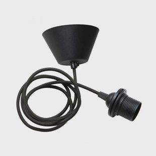 Watt & Veke Watt & Veke plafondkabelset textiel zwart