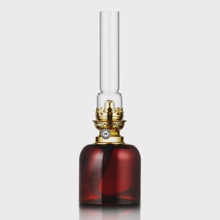 Karlskrona Lampfabrik Kungsholmen paraffine-lamp bruin