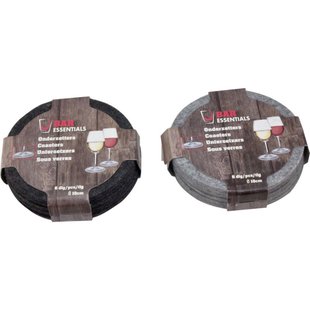 Onderzetter Vilt Rond 10Cm Set Van 6 Onderzetter Vilt Rond 10Cm Set Van 6