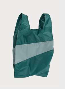 Susan Bijl - Shopping Bag Pine & Grey - large