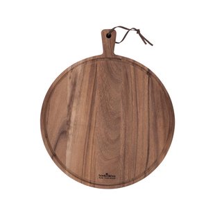Bowls & Dishes - serveerplank - teak - rond - 40 cm