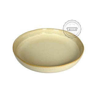 Gresnovo - bord Organica Crème d'Argile - handgemaakt in Portugal - 18 cm