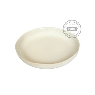 Gresnovo - bord Organcia Blanc Banquise - handgemaakt in Portugal - 18 cm