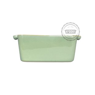 Ovenschaal Actual Vert Lichen - handgemaakt in Portugal - 13 x 13 cm