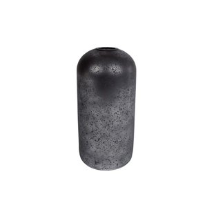 Vaas Ted Zwart Glas 11X11X22.5Cm Vaas Ted Zwart Glas 11X11X22.5Cm