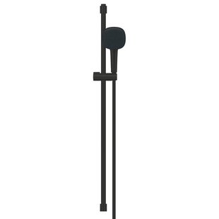 GROHE Tempesta Cube 110 Glijstangset - 90cm - vierkante handdouche - 2 straalsoorten - gladde doucheslang - mat zwart 269082433