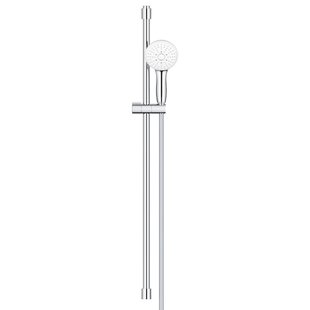 GROHE Tempesta 110 Glijstangset - 90cm - ronde haanddouche - 3 straalsoorten - gladde doucheslang - chroom 26771003