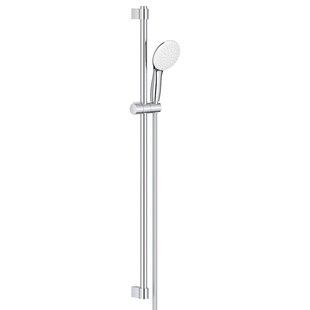 GROHE Tempesta 110 Glijstangset - 90cm - ronde handdouche - 1 straalsoort - gladde doucheslang - chroom 27925003
