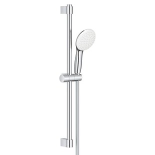 GROHE Tempesta 110 Glijstangset - 60cm - ronde handdouche - 1 straalsoort - gladde doucheslang - chroom 27924003