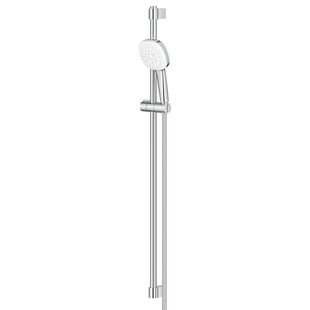 GROHE Tempesta 110 Cube Glijstangset - 90cm - vierkante handdouche - 3 straalsoorten - gladde doucheslang - chroom 26909003 GROHE Tempesta 110 Cube Glijstangset - 90cm - vierkante handdouche - 3 straalsoorten - gladde doucheslang - chroom 26909003