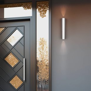 Trio Lighting Buitenwandlamp Marne, hoogte 30 cm, up- en downlight