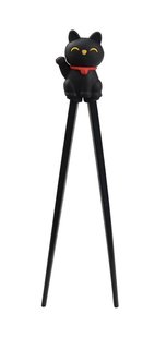 Kinder Eetstokjes met Lucky Cats - Zwart 22cm