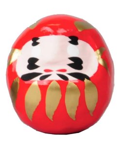 Daruma pop - traditionele Japanse geluksbrenger - 5cm