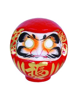 Japanse Daruma Pop - Rode Daruma Gelukspop - 25cm