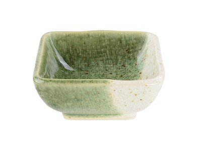 Sojasaus Schaaltje Oribe-stijl Groen/Grijs - 7.5 x 7.5 x 3 cm