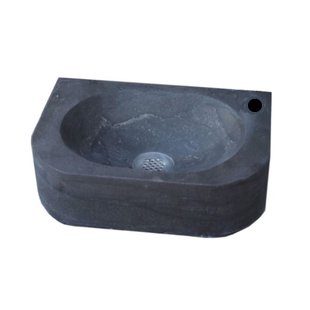 Natuursteen fontein Flow 35x24x10cm (kraangat rechts)