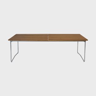 Grythyttan Stålmöbler B31 eettafel Onbehandeld teak - gegalvaniseerde poten