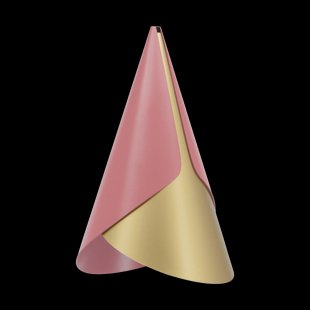 Umage Cornet lampenkap Nuance rose-brass Umage Cornet lampenkap Nuance rose-brass