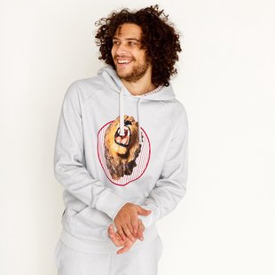 Lion Head Oversized capuchon trui Heren