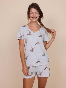 Bunny Bums V-neck T-shirt Dames