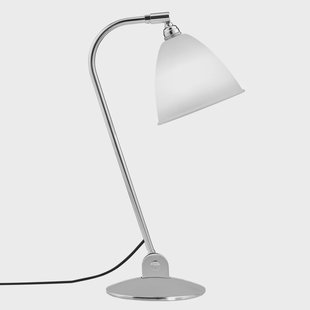 GUBI Bestlite BL2 tafellamp gebroken lamp beenderporselein-chroom