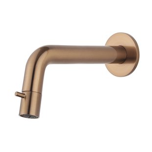 Fonteinkraan Inbouw Wiesbaden Sophia Inkortbaar Rond Geborsteld Brons Koper