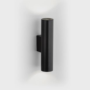 Argon Wandlamp Cerro, zwart, staal, up/down